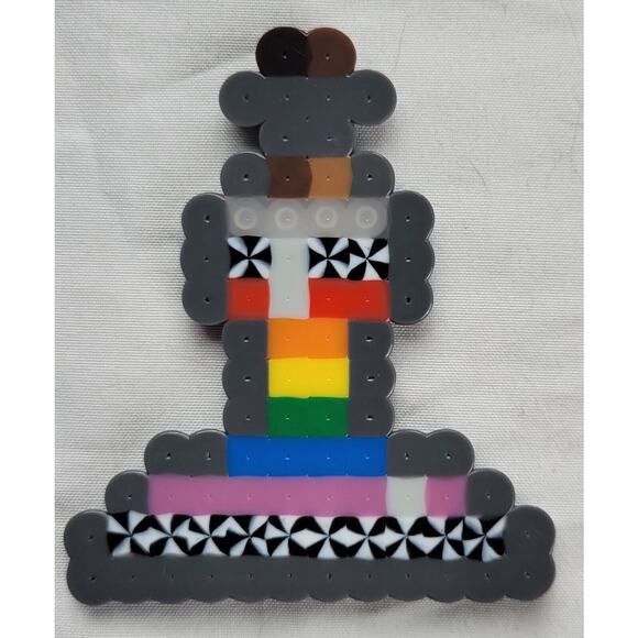 Ally LGBT Potion Perler Pixel Art - Picture 1 of 2